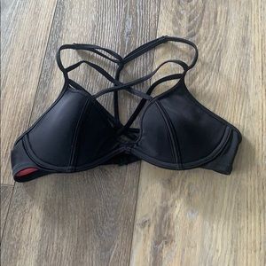 Black bikini top